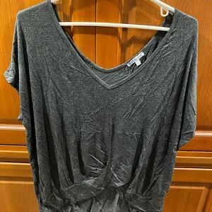 Women's Charcoal Gray Top